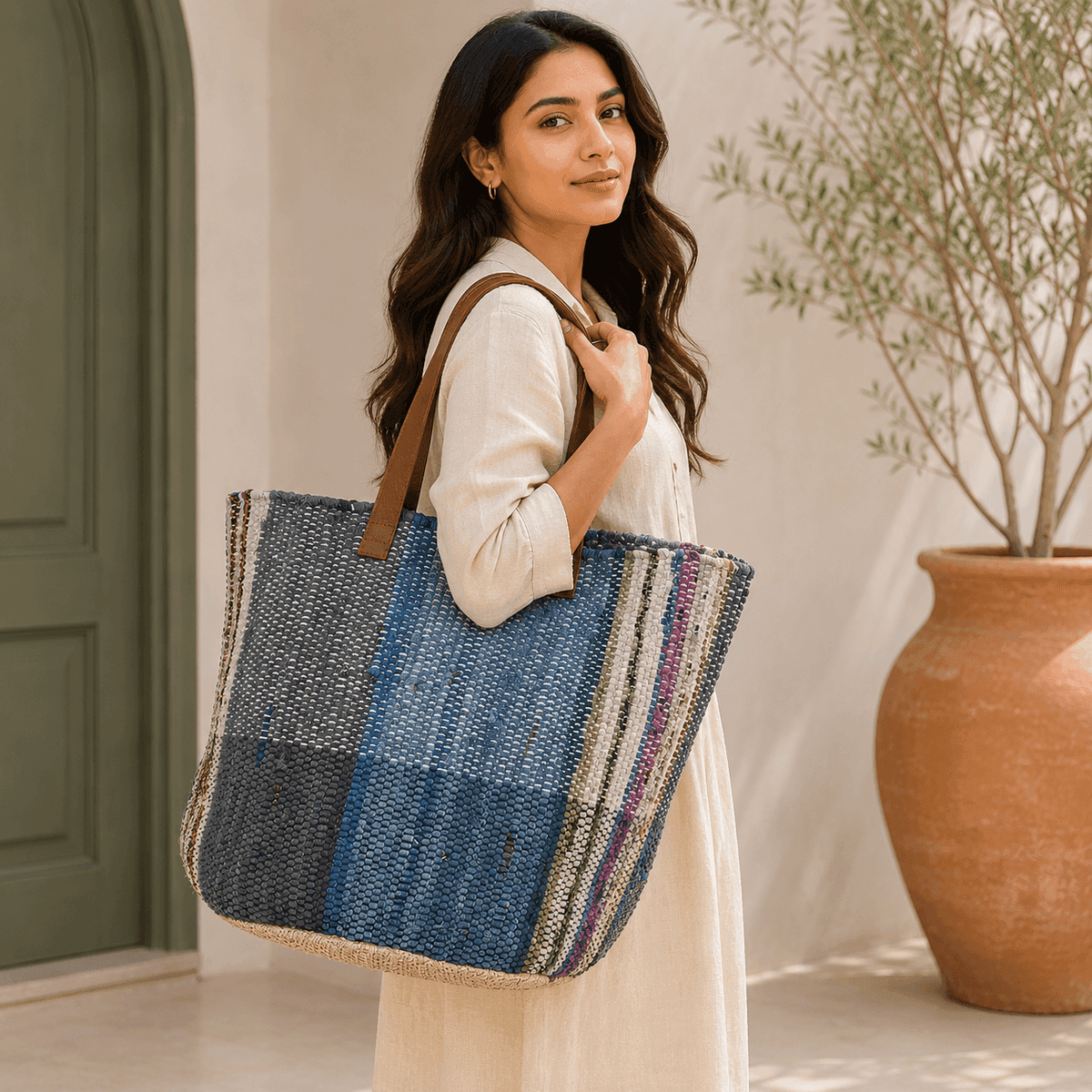Coastal Patch Tote