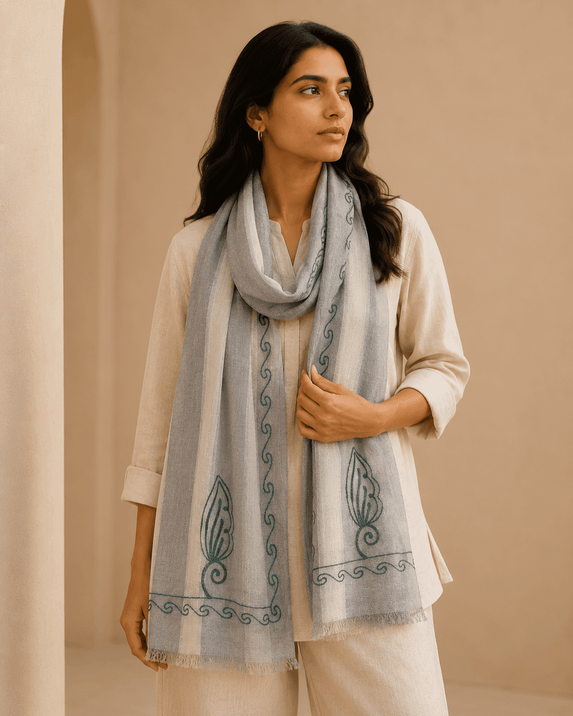 Nordic Vine Scarf