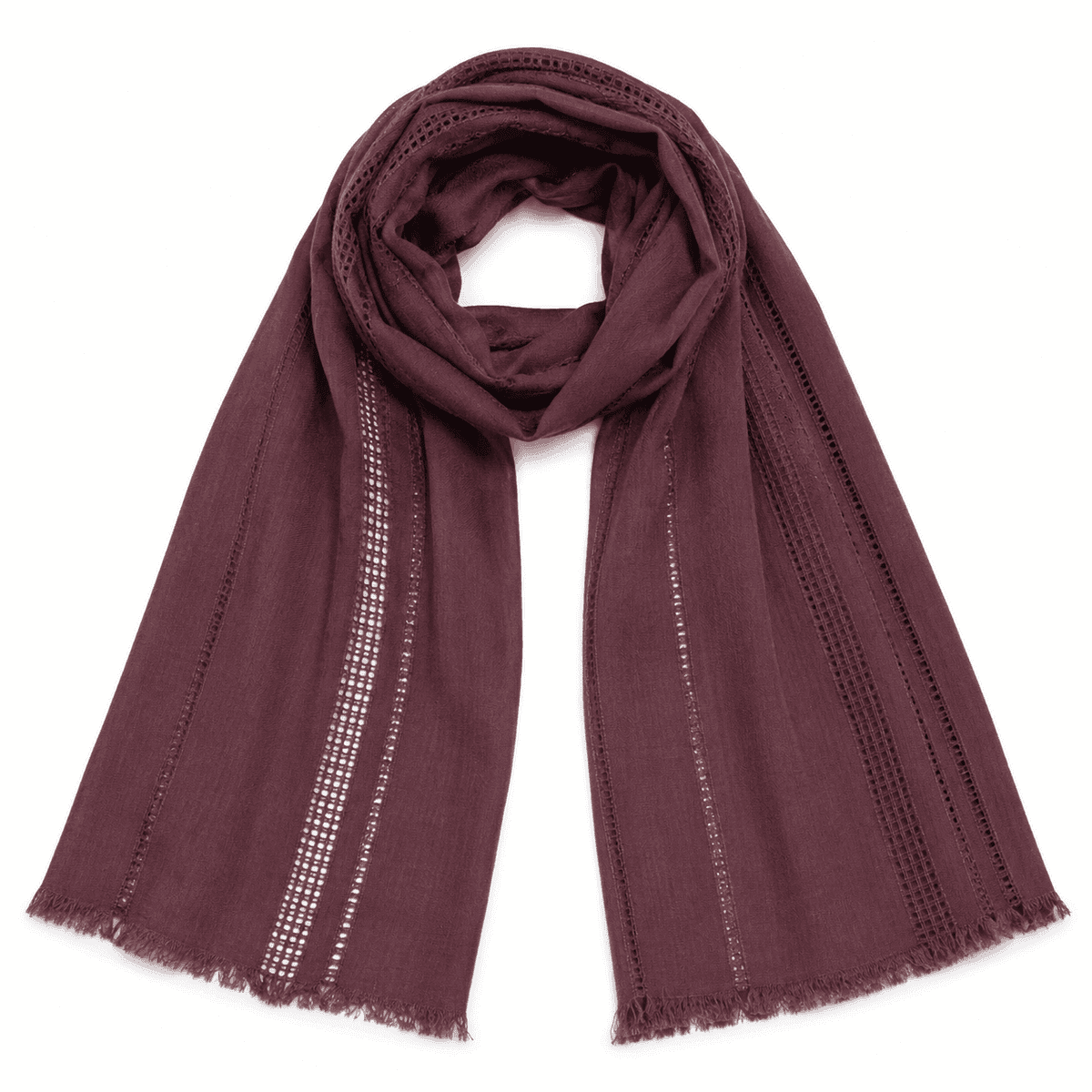 Cotton Viscose Veil Scarf
