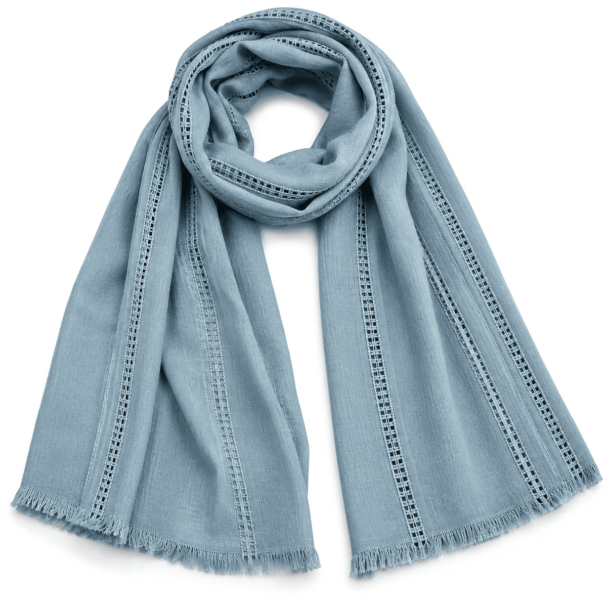 Cotton Viscose Veil Scarf