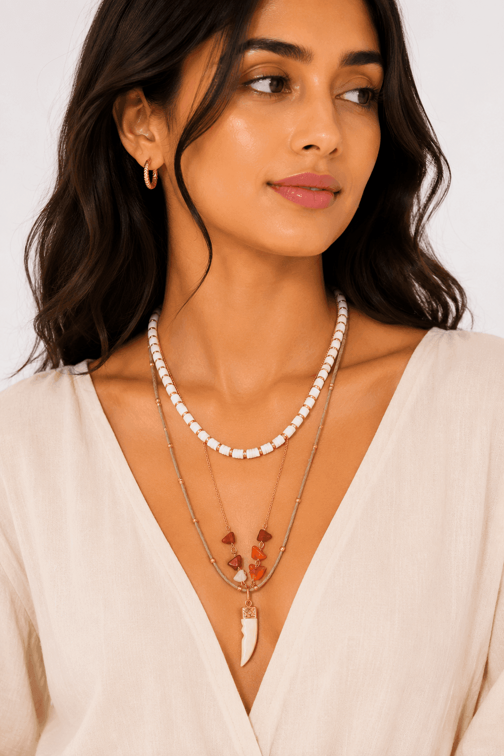 Desert Glow Layered Necklace