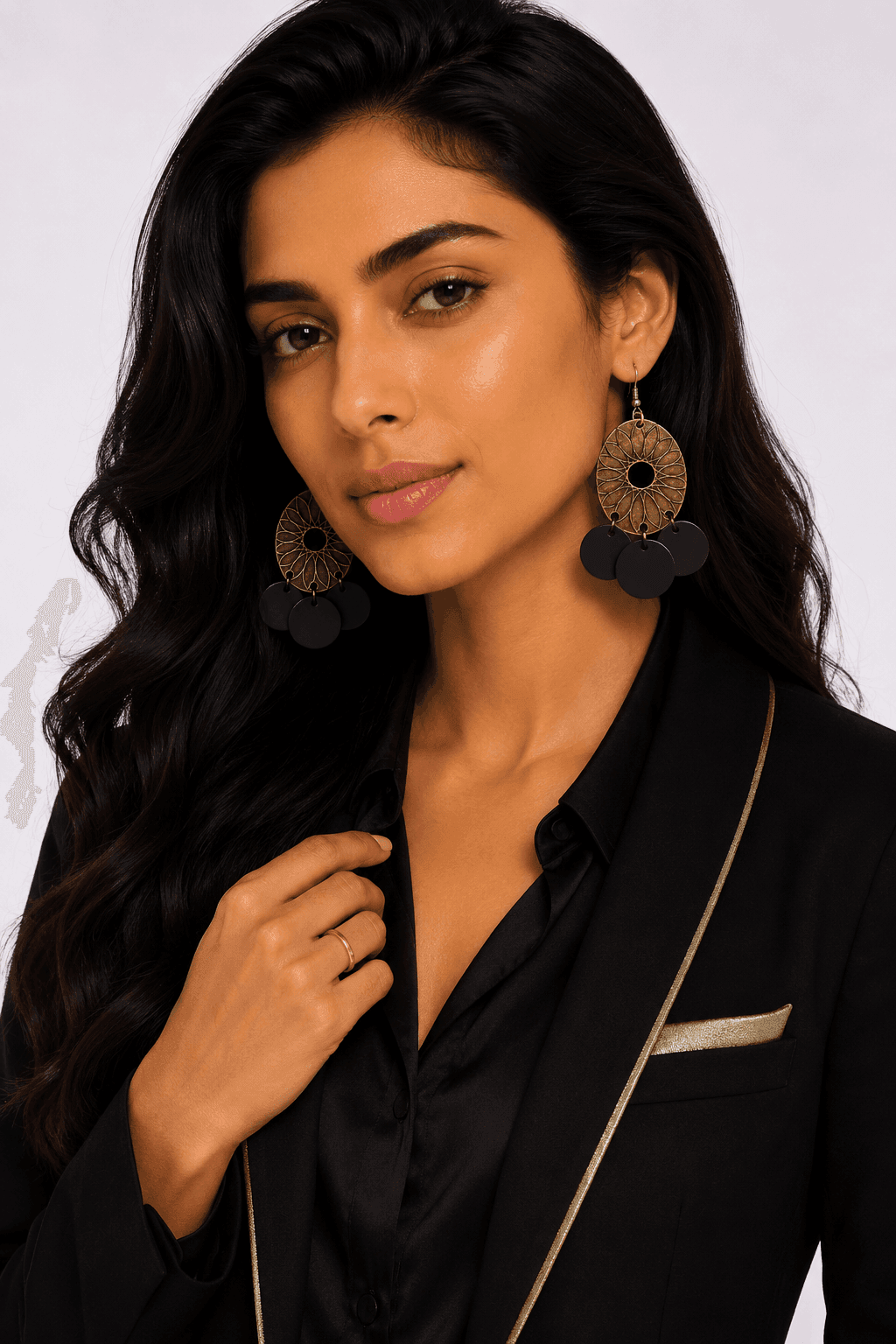 Eclipse Bloom Statement Earrings