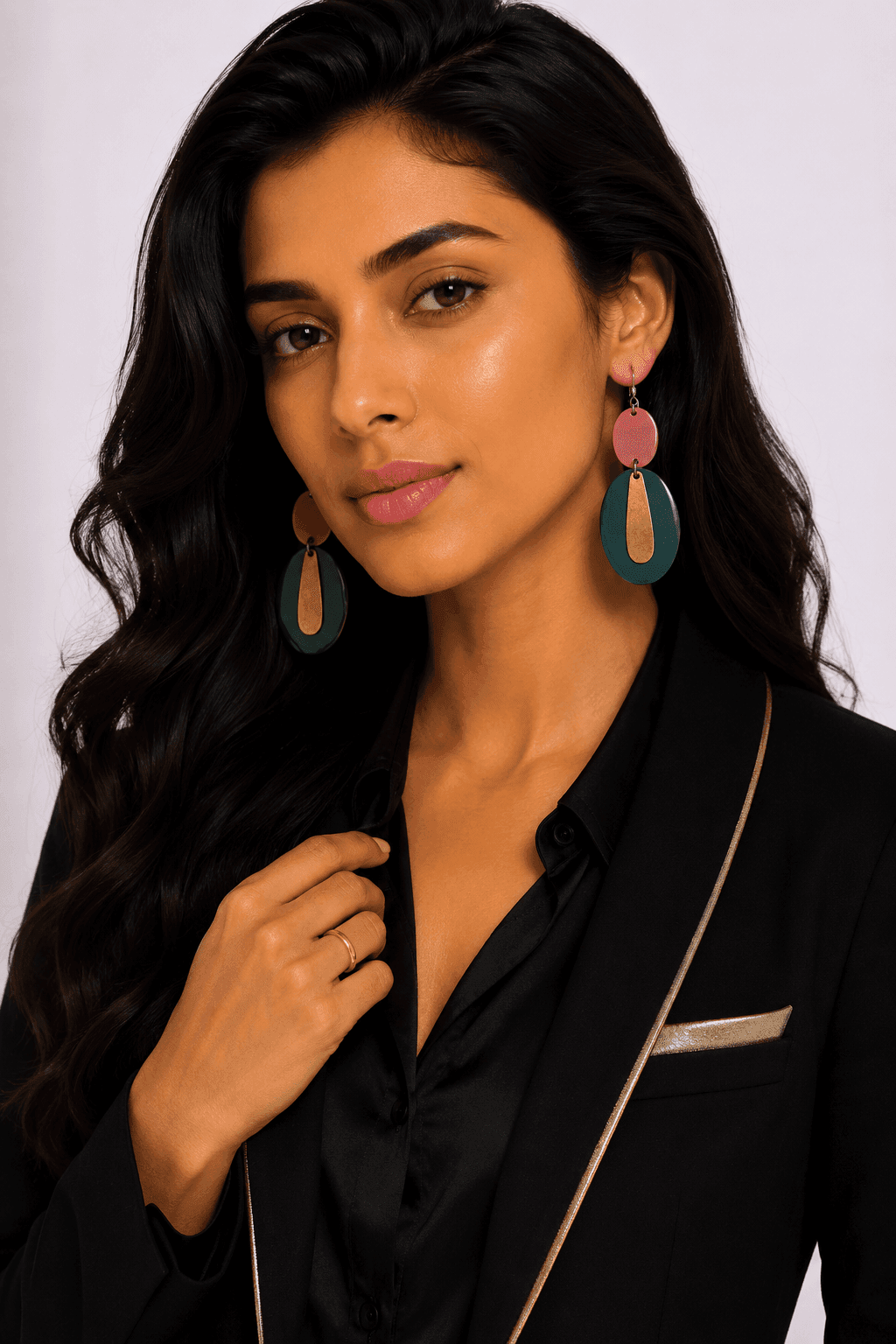 Blush Lagoon Drop Earrings