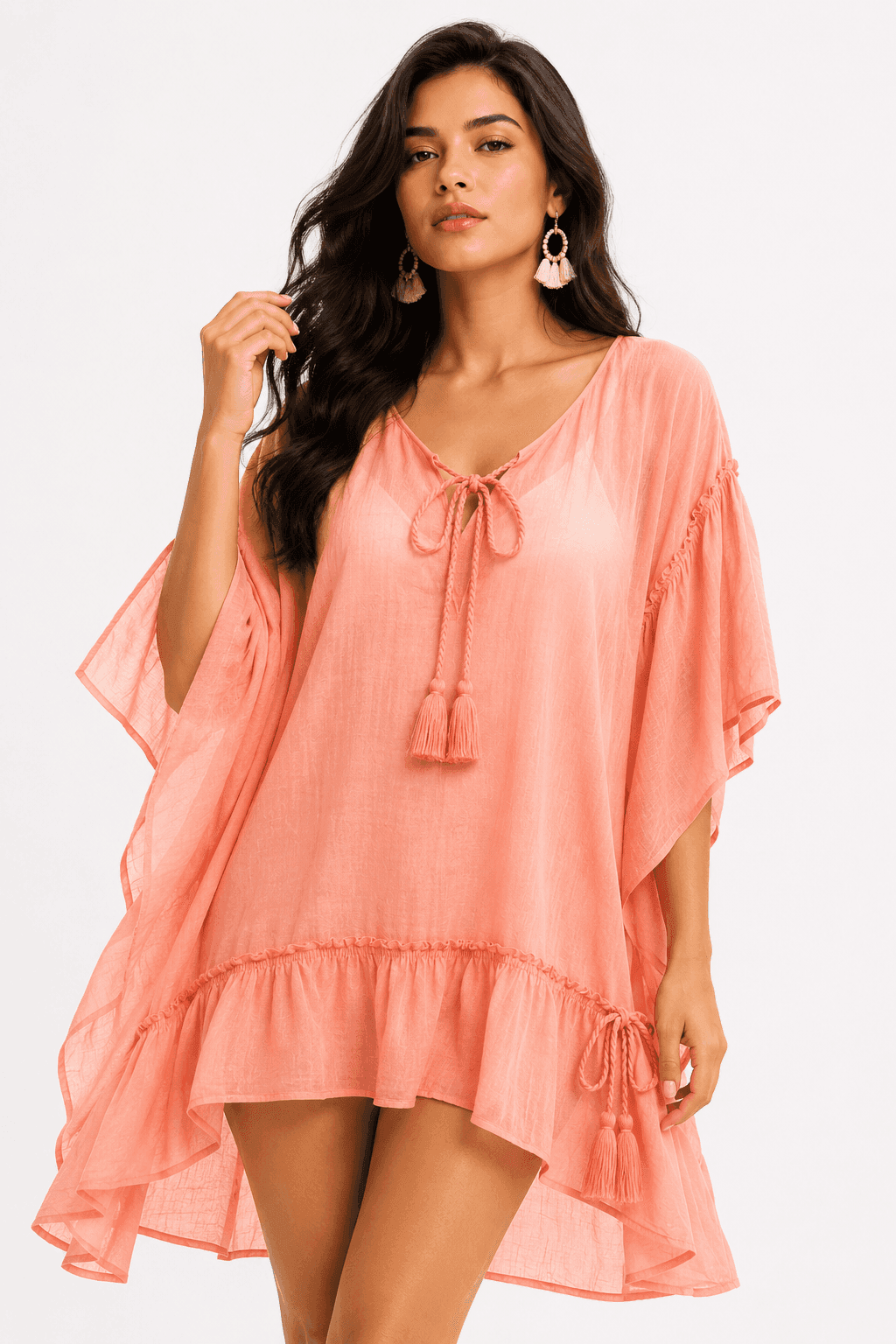 Coral Breeze Kaftan