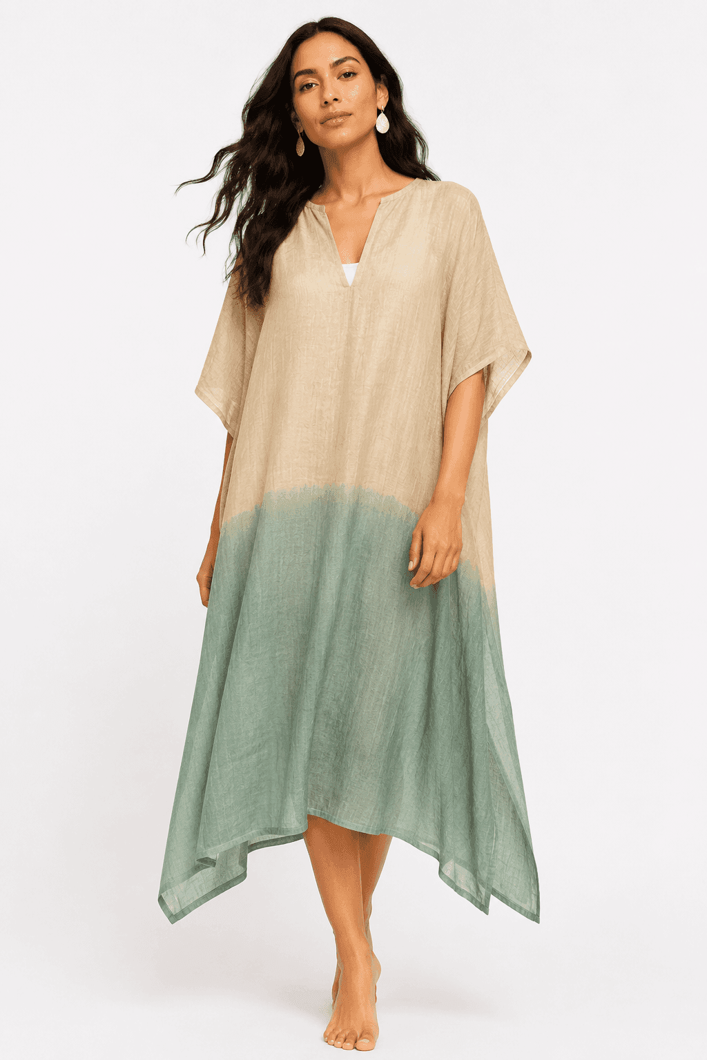 Sage Sands Maxi Kaftan