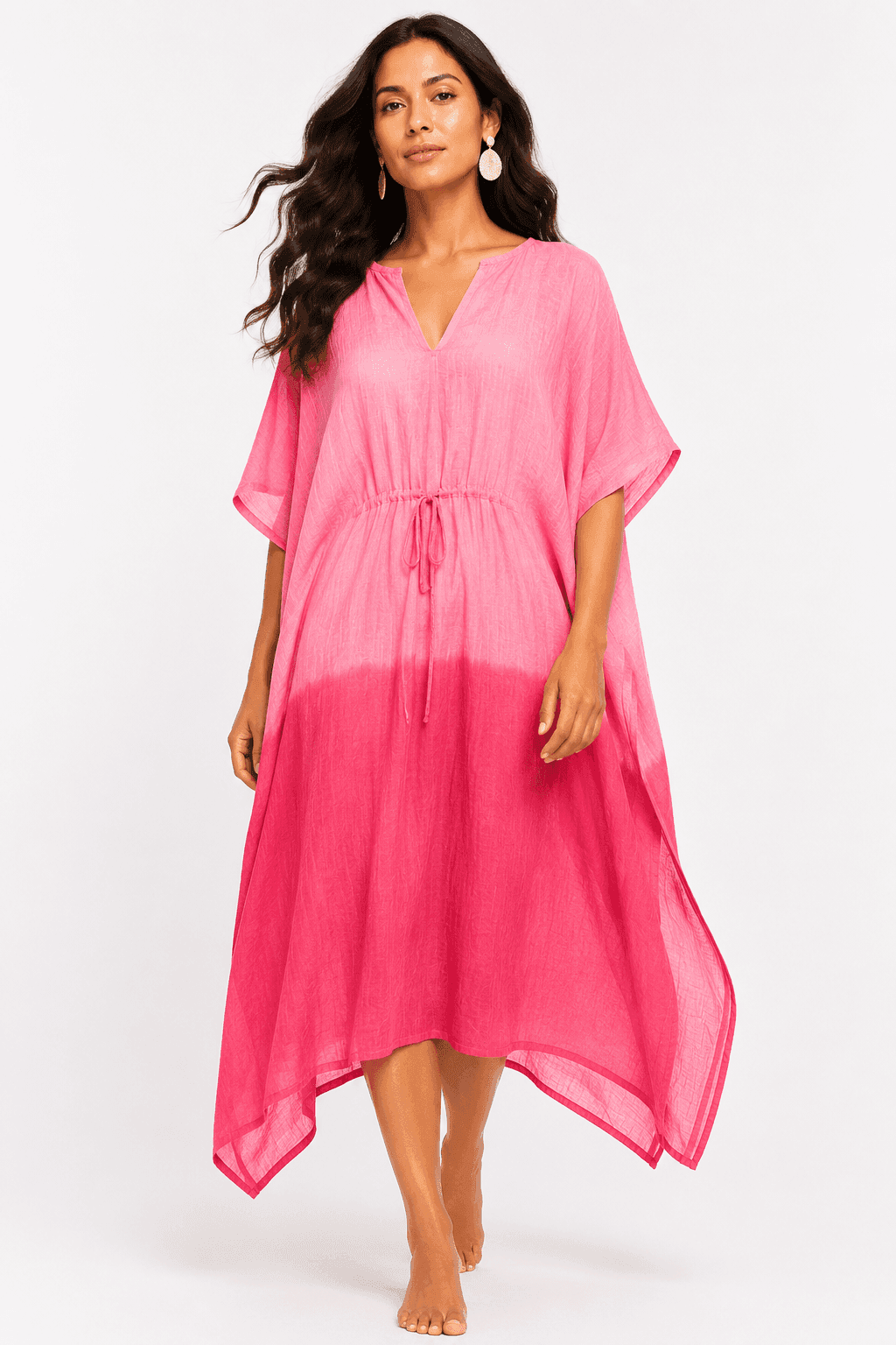Pink Horizon Maxi Kaftan