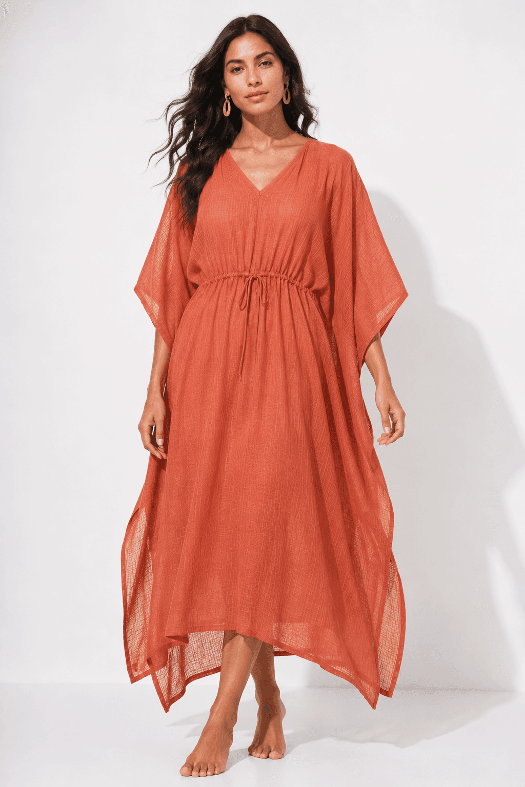 Sunset Breeze Cotton Gauze Kaftan