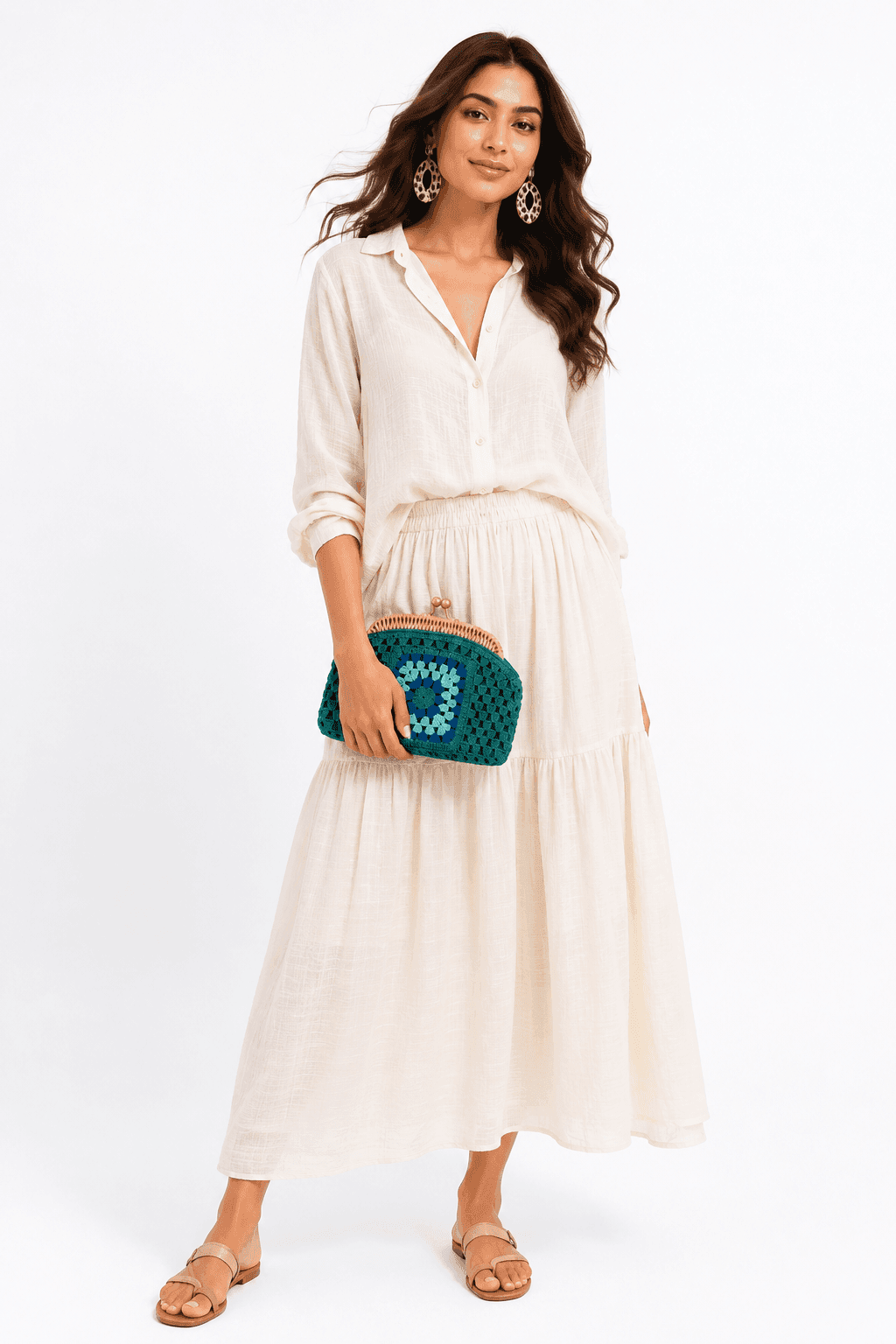 Mosaic Crochet Clutch