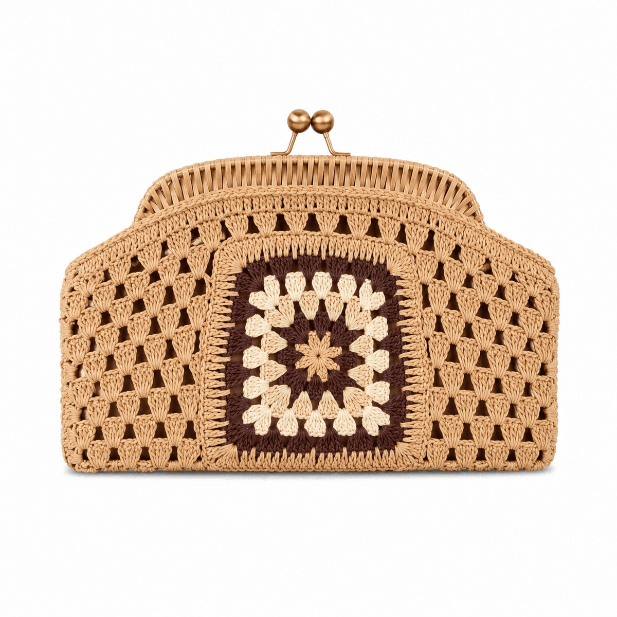 Mosaic Crochet Clutch