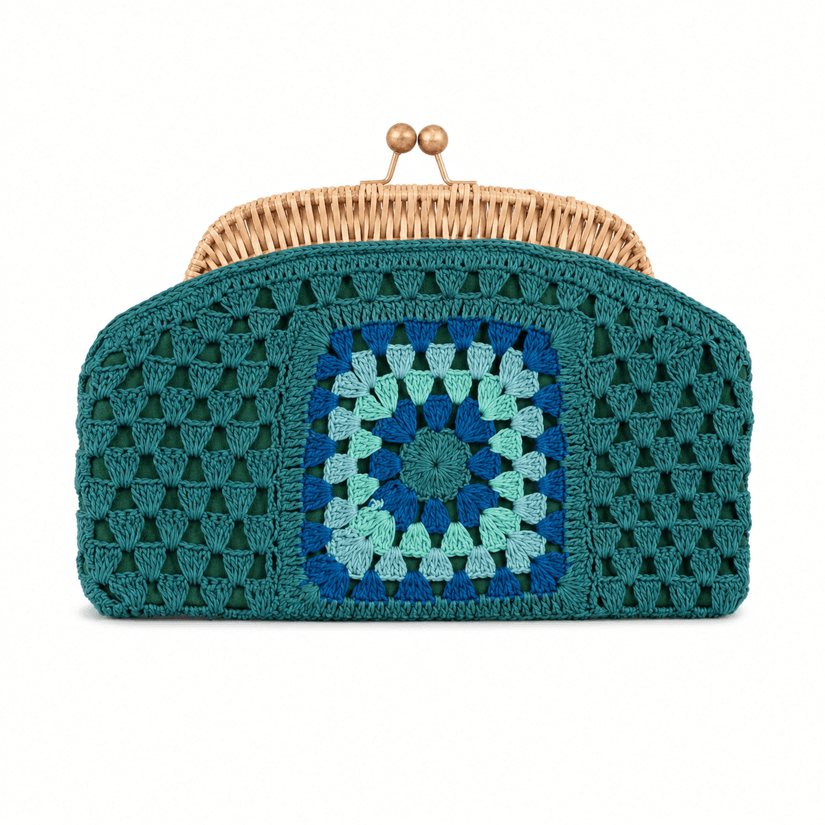Mosaic Crochet Clutch