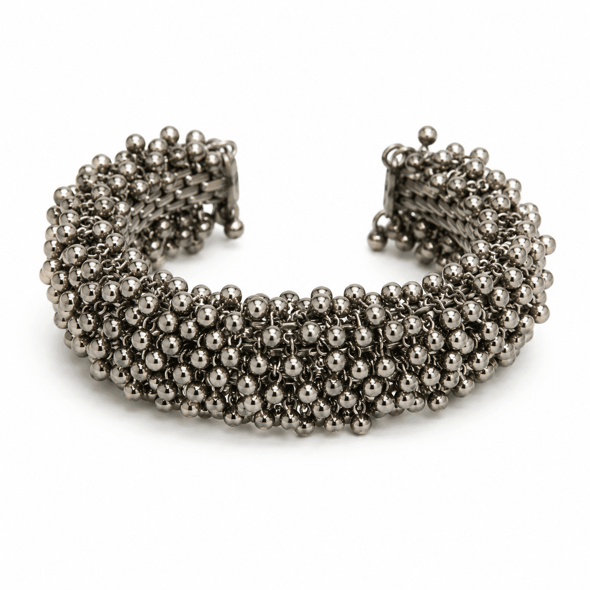 Vintage Brass Cluster Bracelet