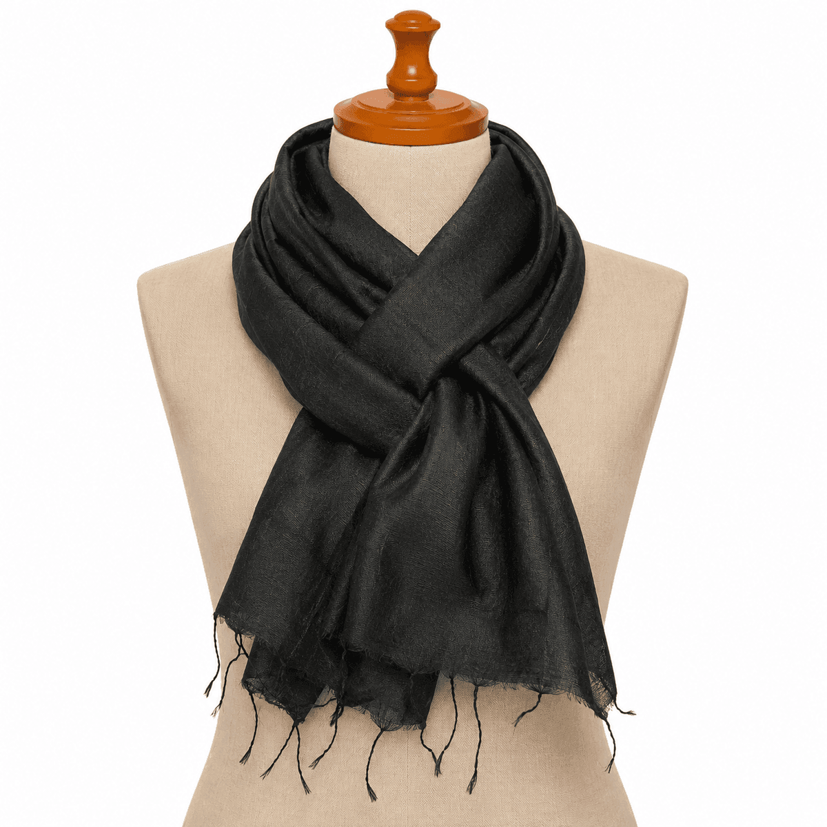 Rosewood Tussar Silk Scarf
