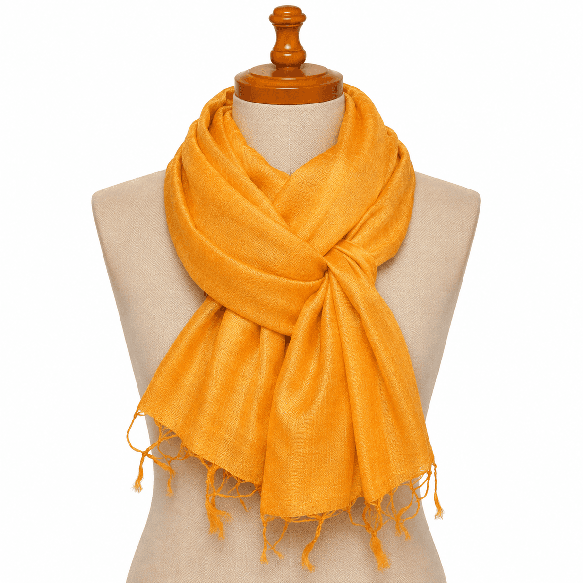 Rosewood Tussar Silk Scarf