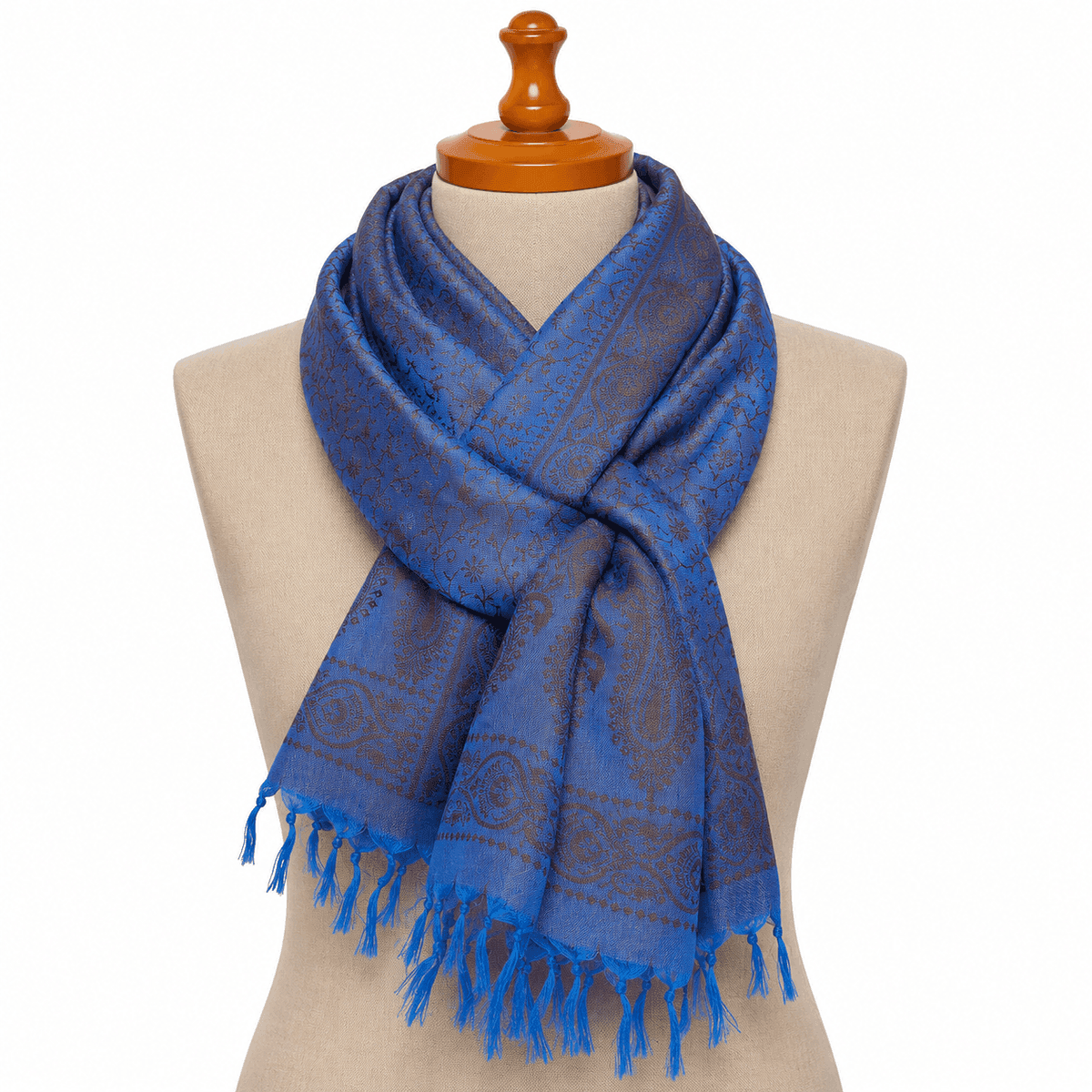 Varanasi Heritage Brocade Silk Scarf