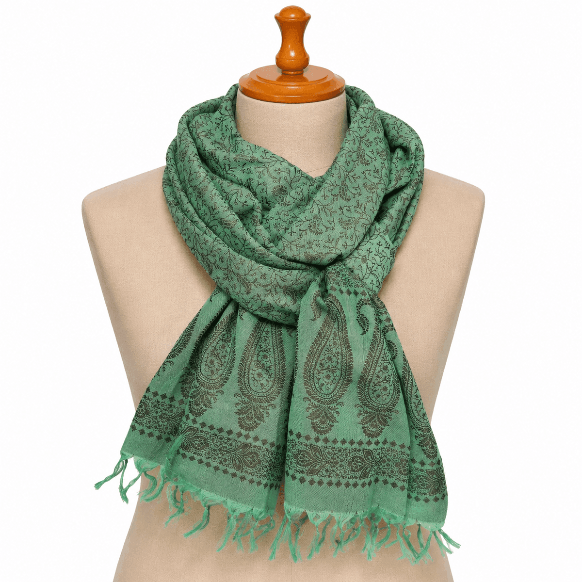 Varanasi Reversible Paisley Silk Scarf