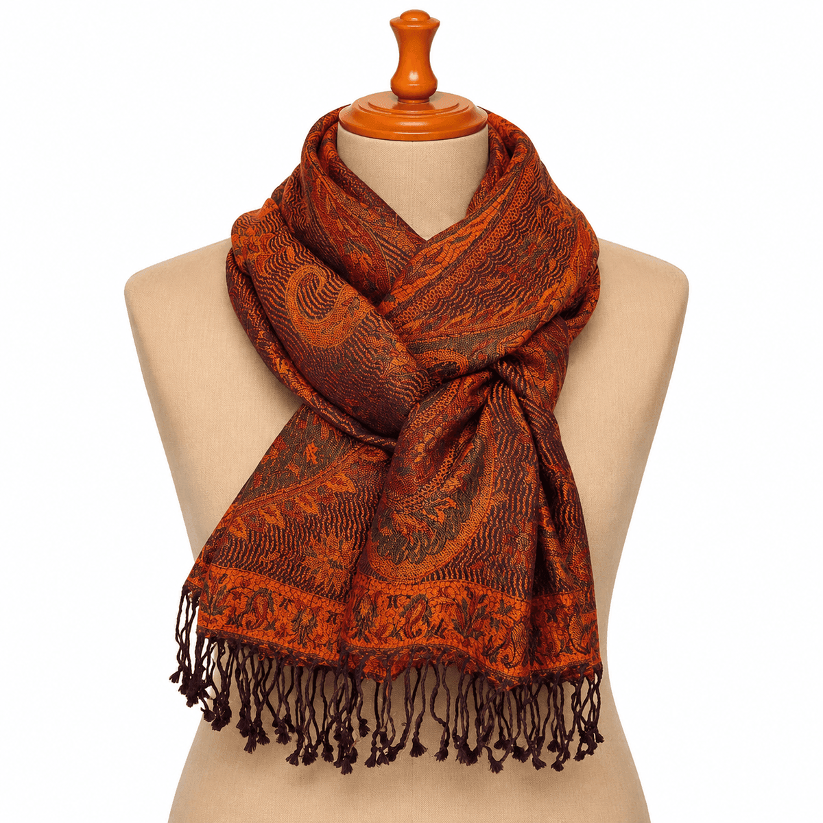 Royal Kashmir Silk Scarf