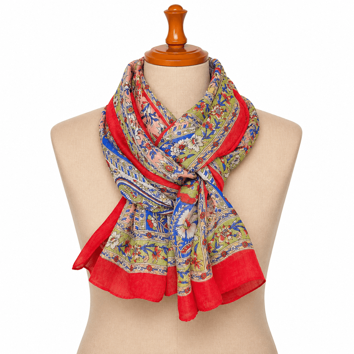 Royal Mosaic Silk Scarf