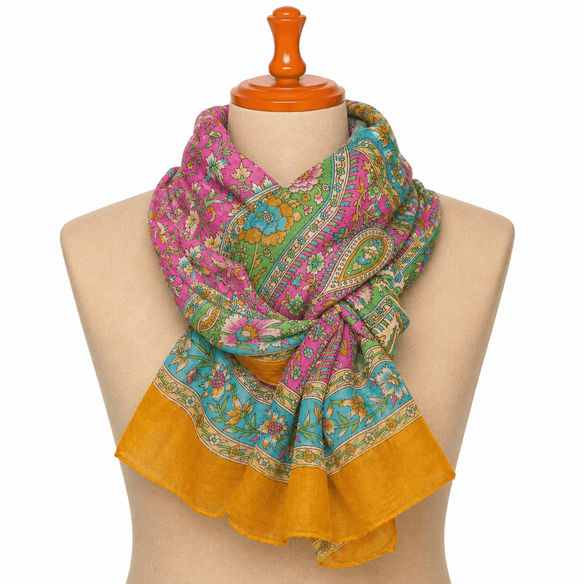 Royal Mosaic Silk Scarf