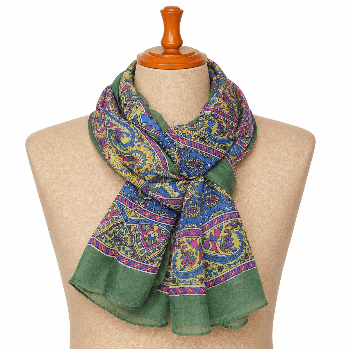 Royal Mosaic Silk Scarf