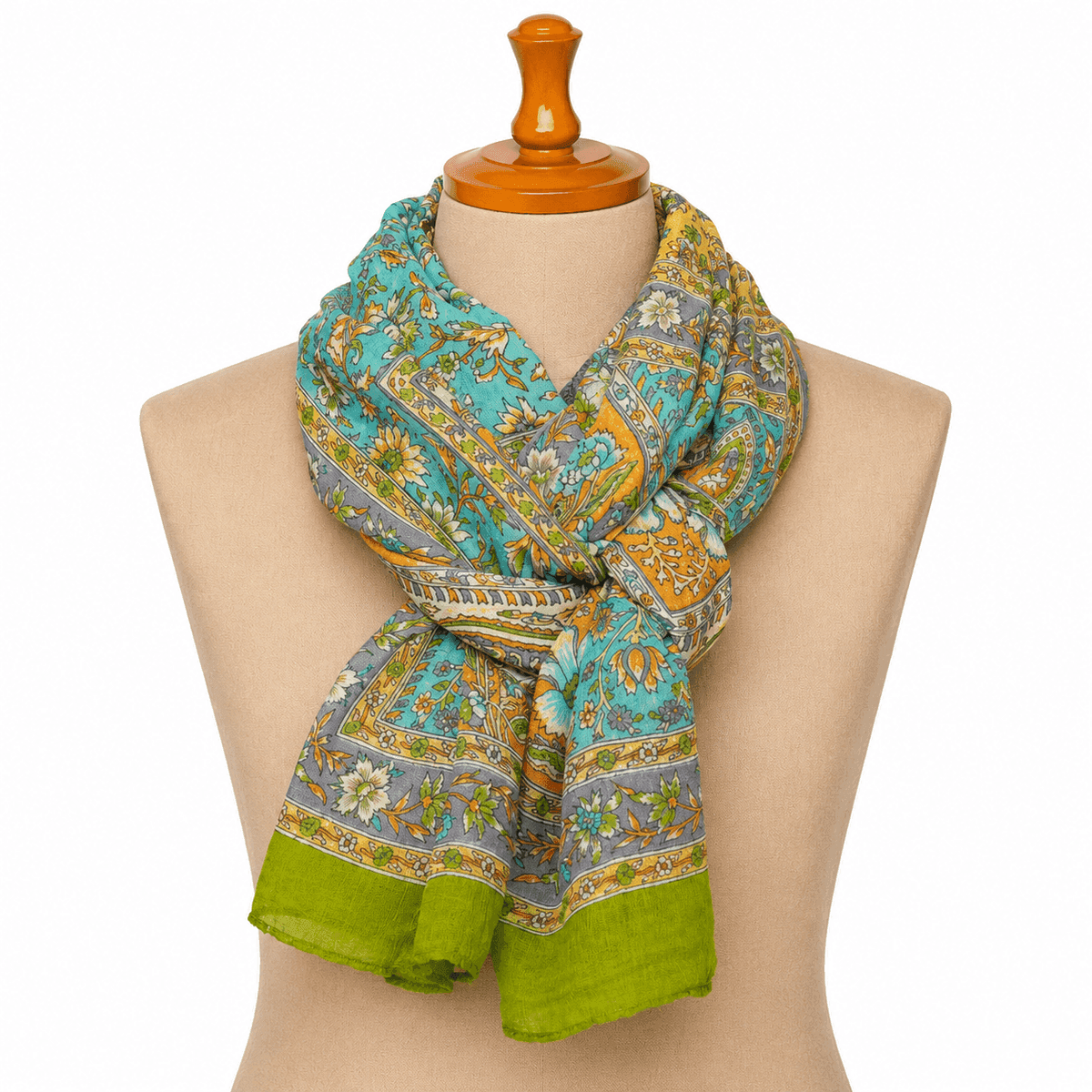 Royal Mosaic Silk Scarf