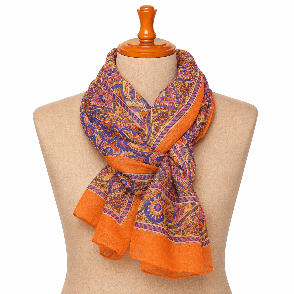 Royal Mosaic Silk Scarf