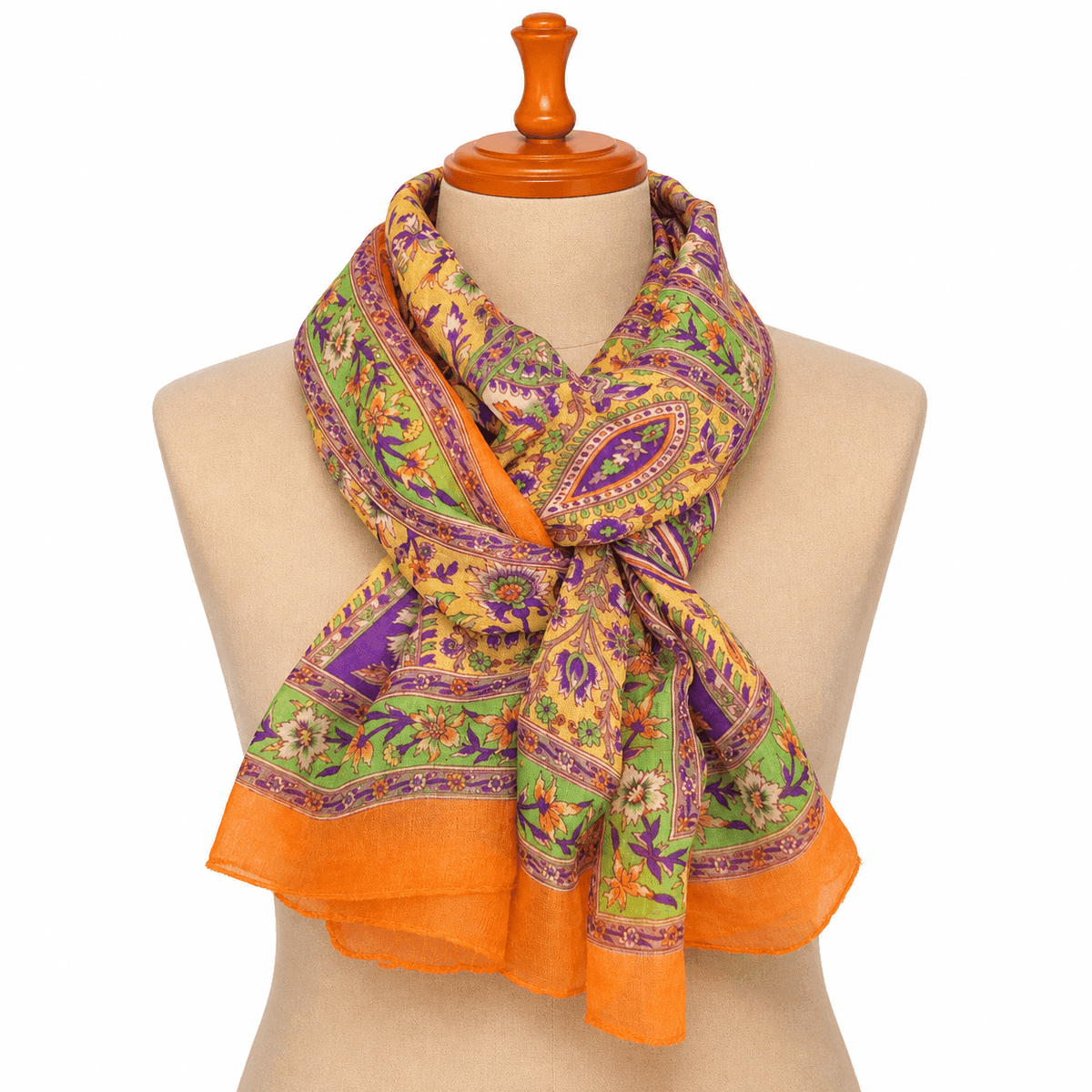 Royal Mosaic Silk Scarf