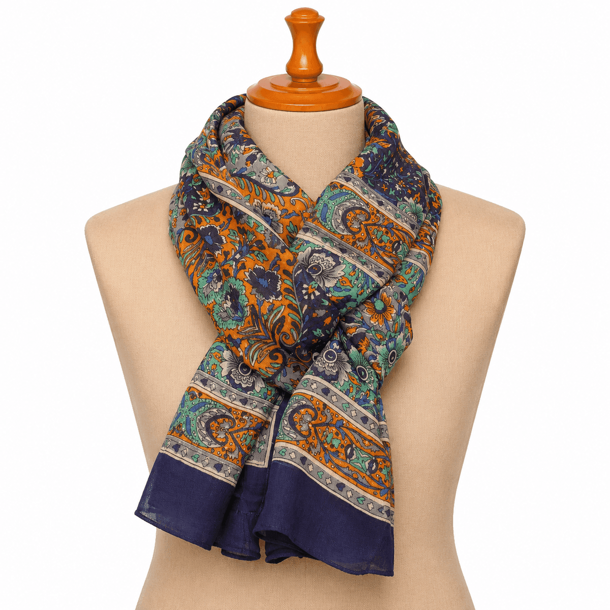 Royal Mosaic Silk Scarf