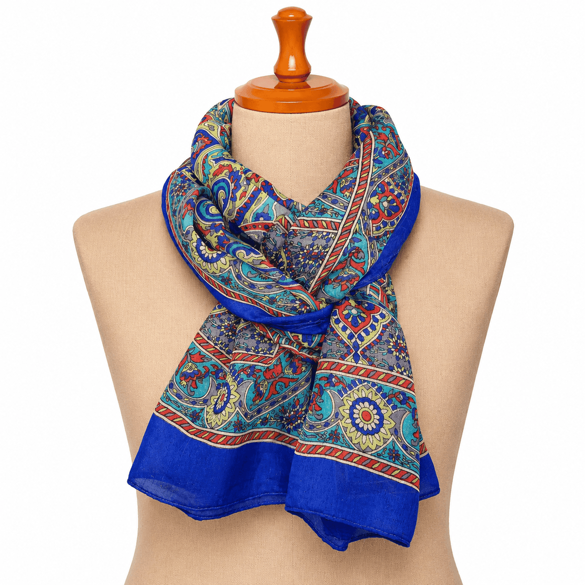 Royal Mosaic Silk Scarf