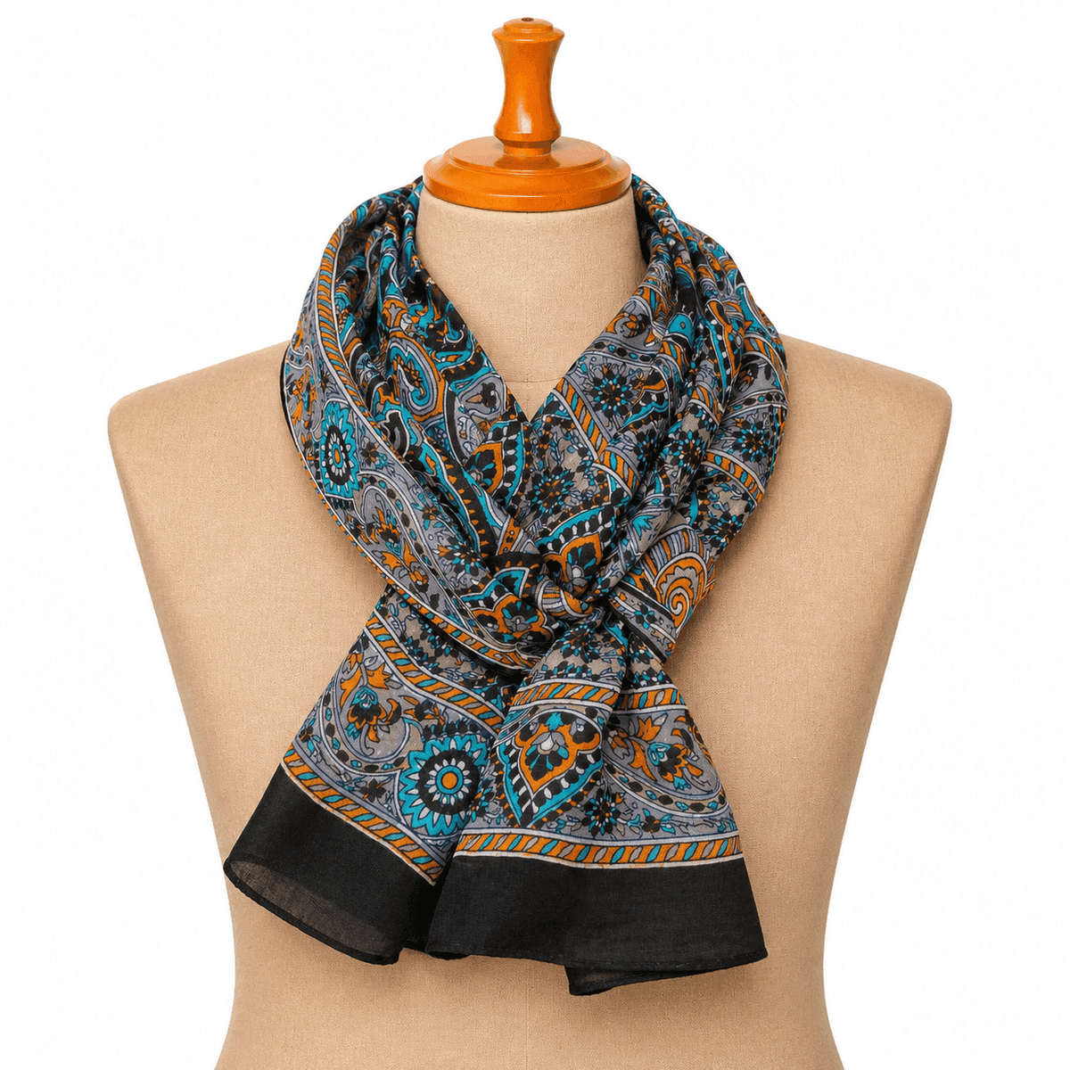 Royal Mosaic Silk Scarf