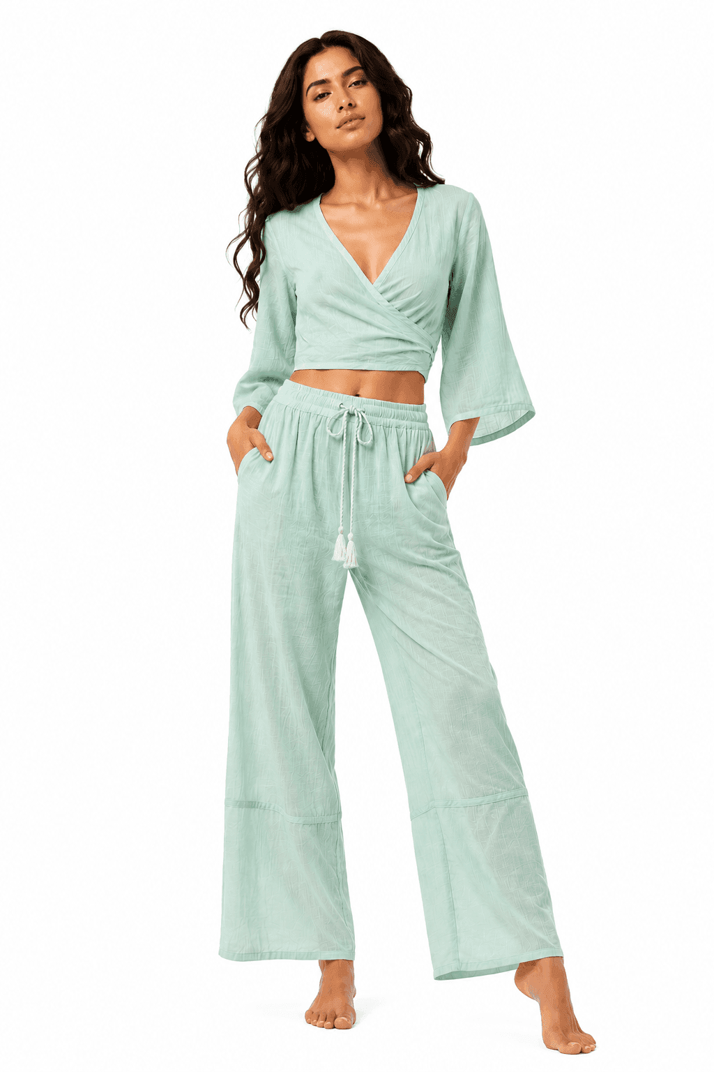 Luna Breeze Wrap Top