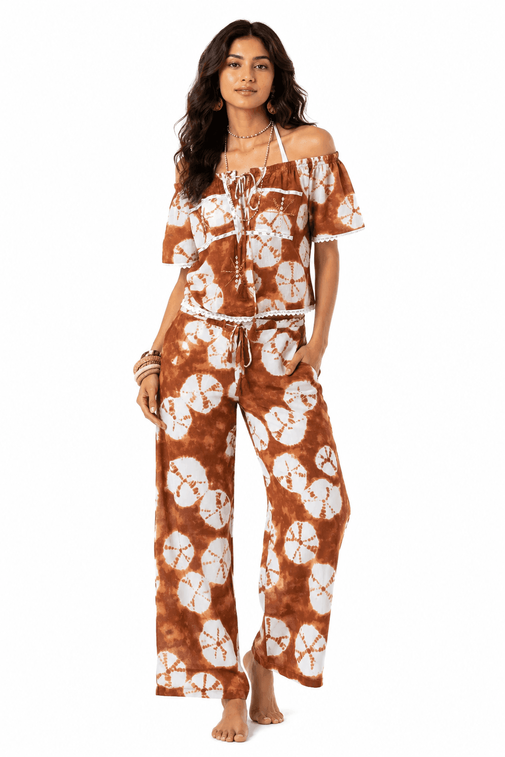 Starlight Voile Tie Top