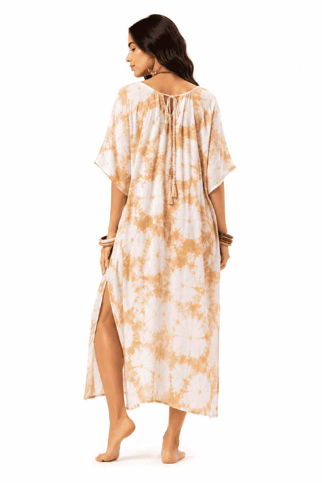 Desert Sand Tie-Dye Kaftan