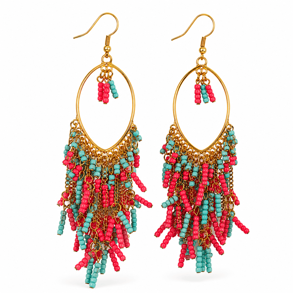 Coral Reef Cascade Earrings