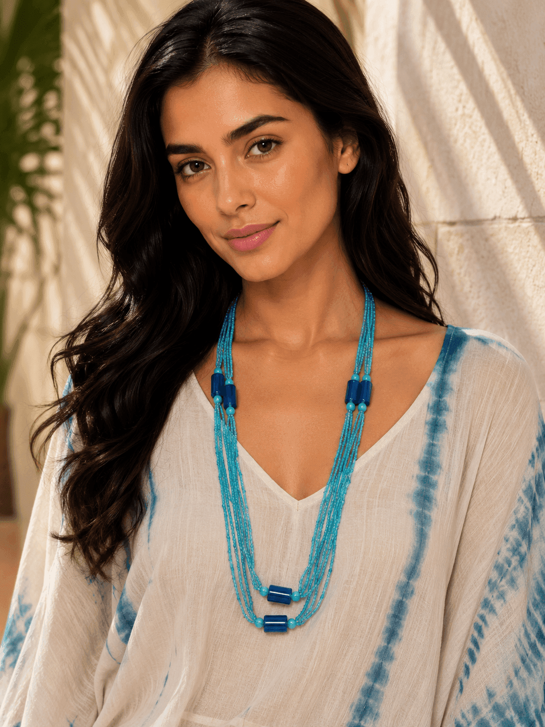 Ocean Mist Multi-Strand Necklace