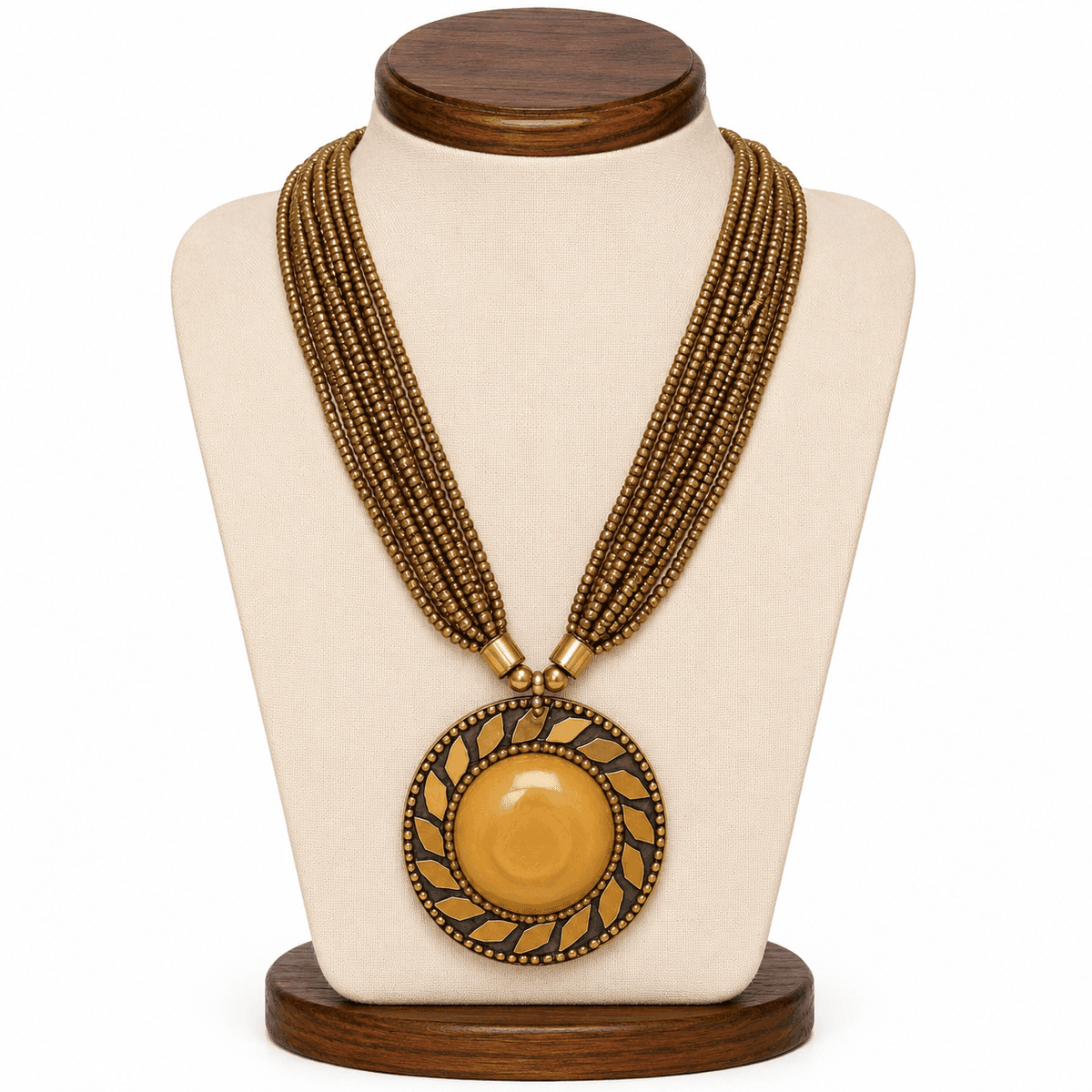 Golden Heritage Pendant Necklace