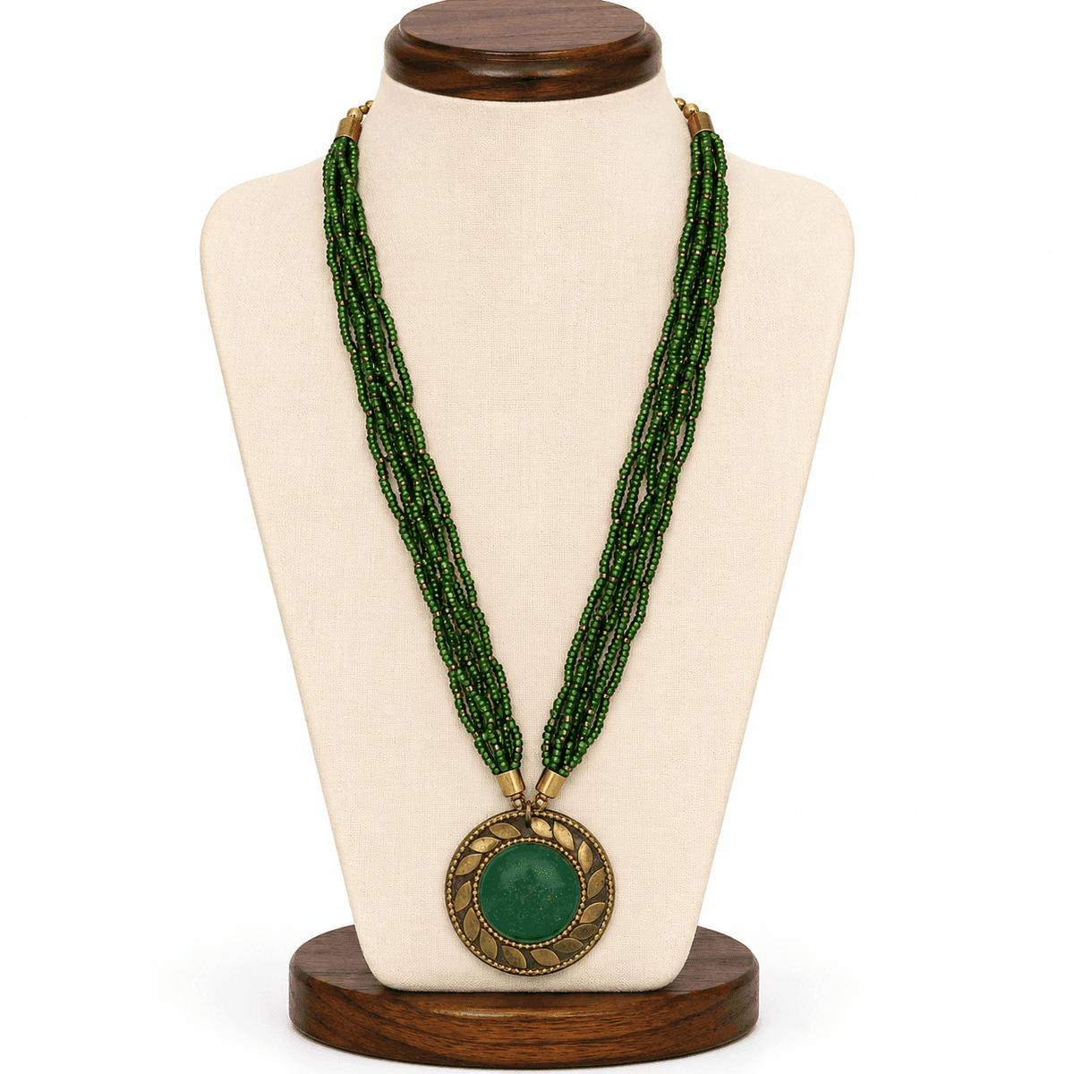 Emerald Heritage Pendant Necklace