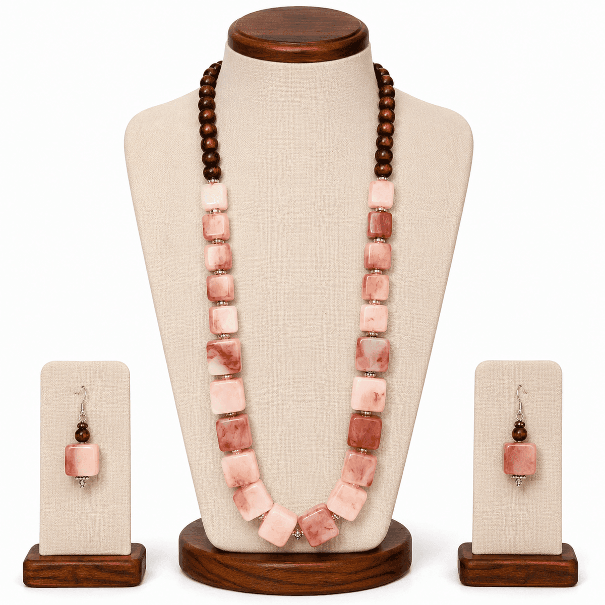 Blush Harmony Bead Necklace