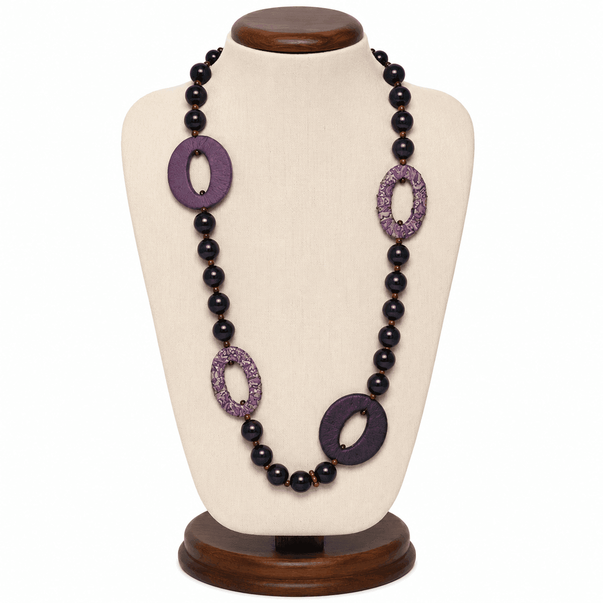 Amethyst Eclipse Statement Necklace