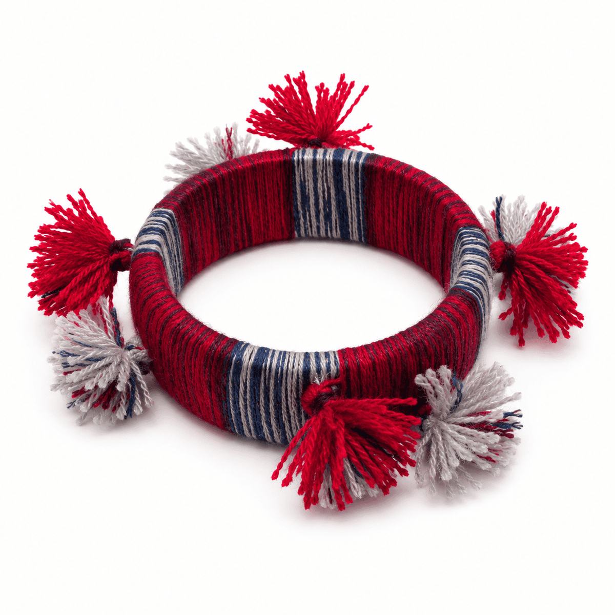 Crimson Tassel Heritage Bangle