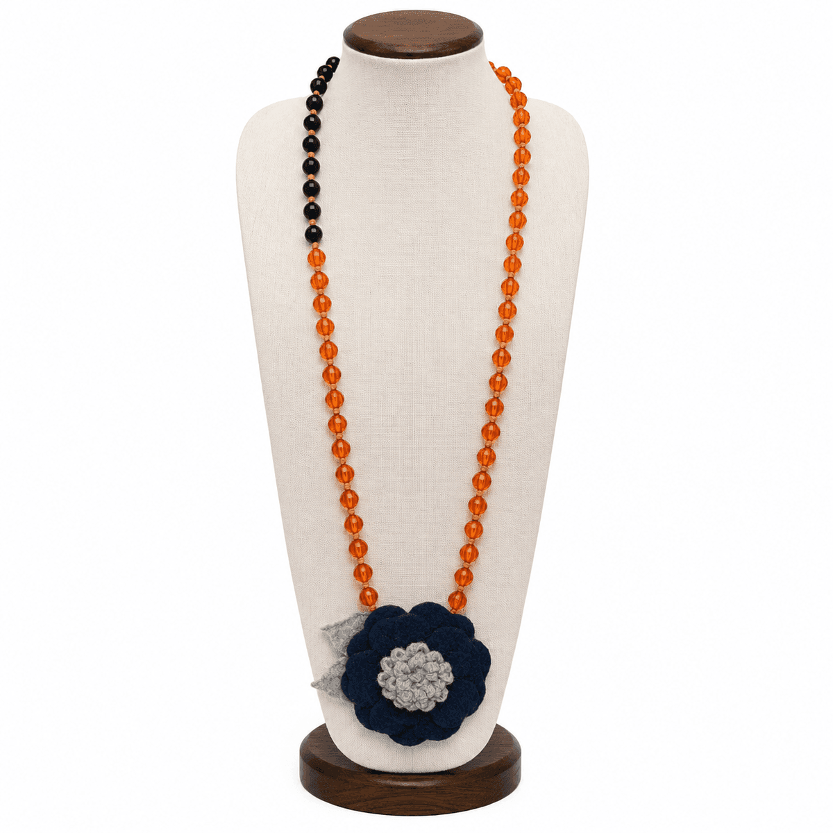 Midnight Bloom Pendant Necklace