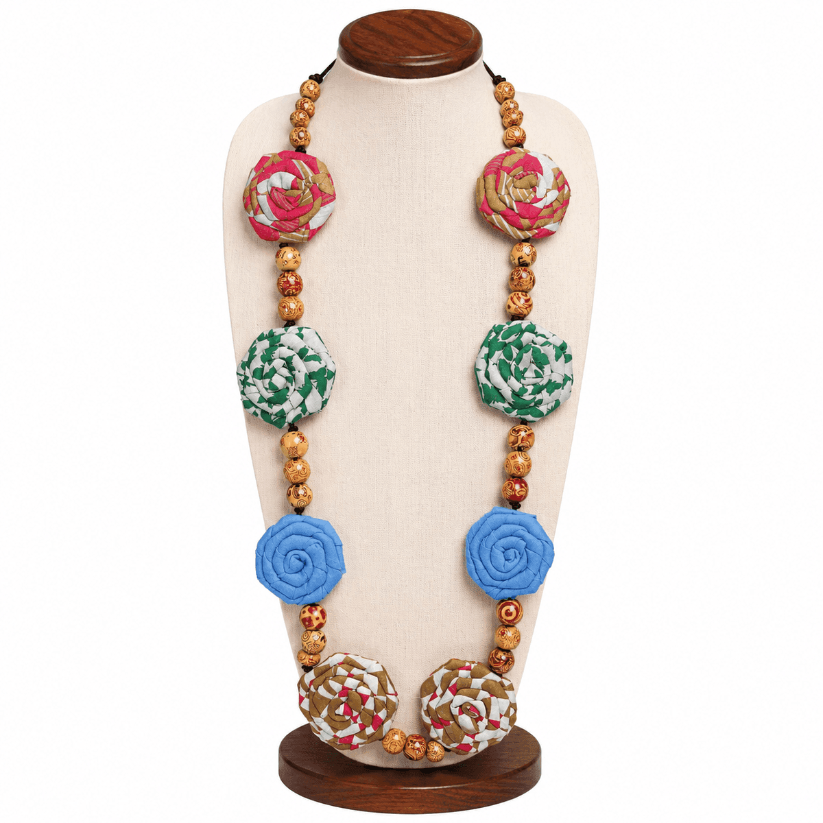 Garden Rosette Artisan Necklace