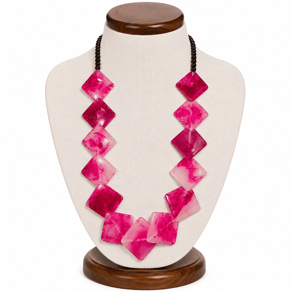 Blush Mosaic Statement Necklace