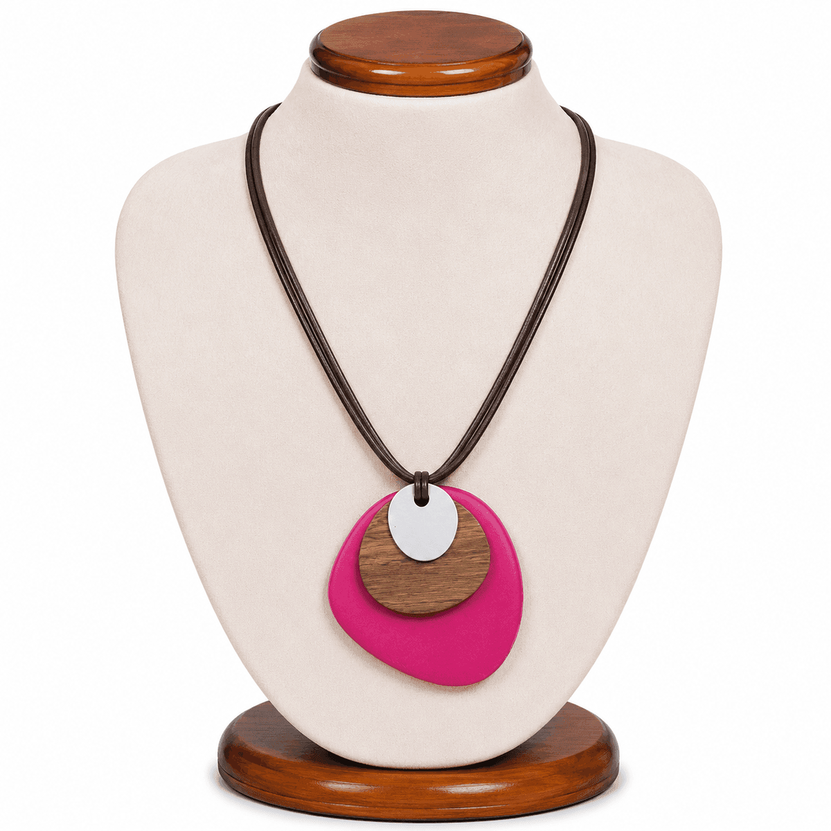 Blush Horizon Pendant Necklace