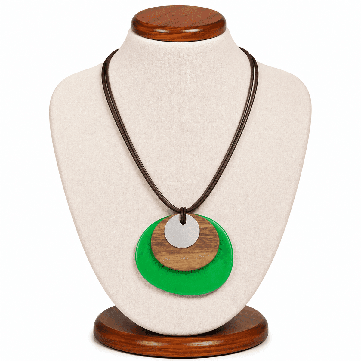 Emerald Terra Pendant Necklace