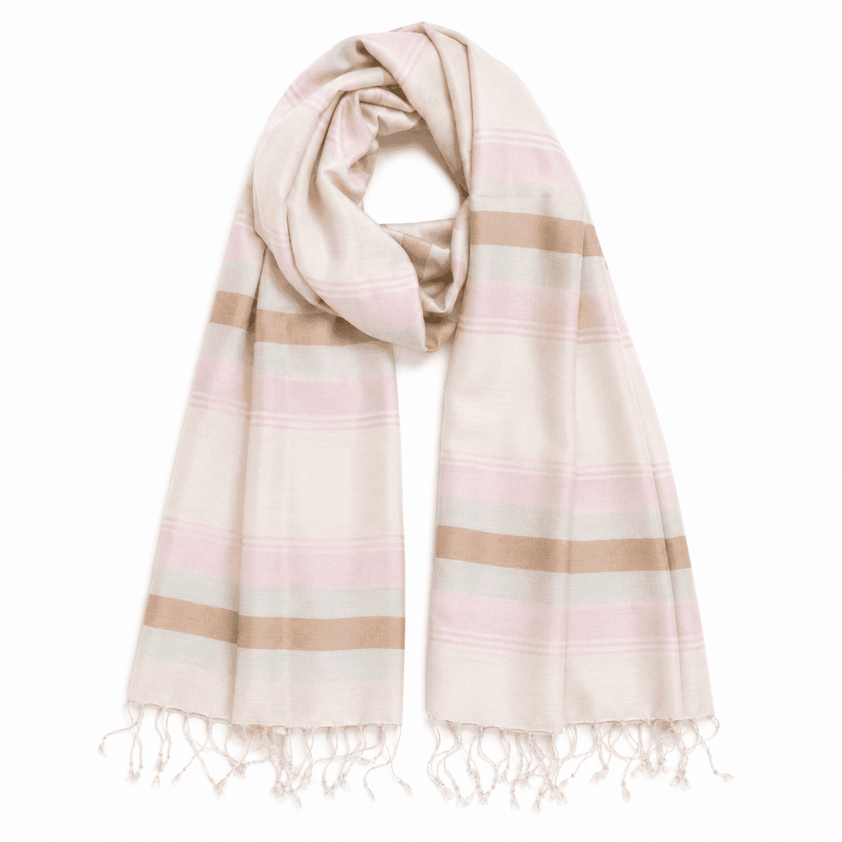 Azure Horizon Silk Modal Scarf