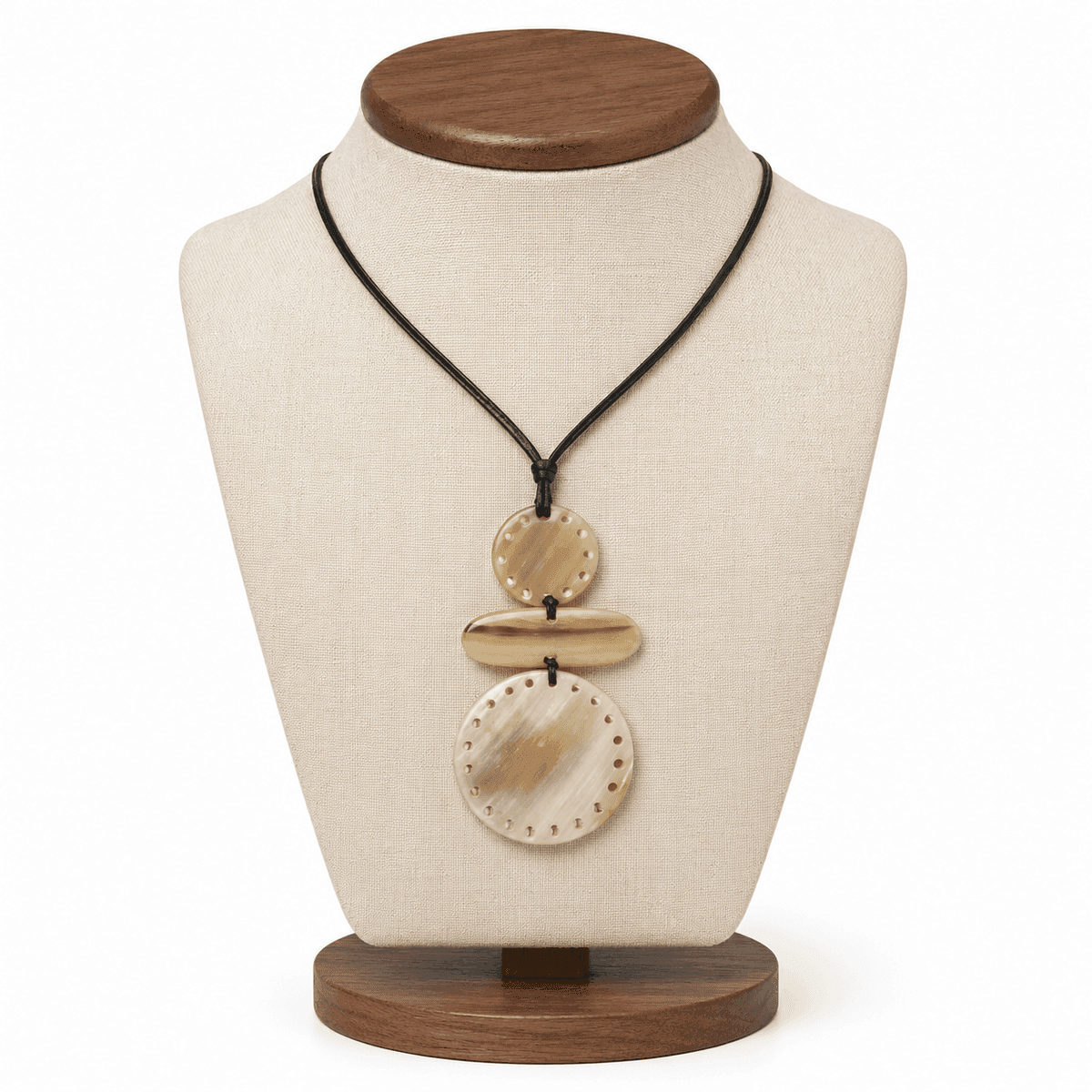 Ivory Horizon Horn Pendant Necklace