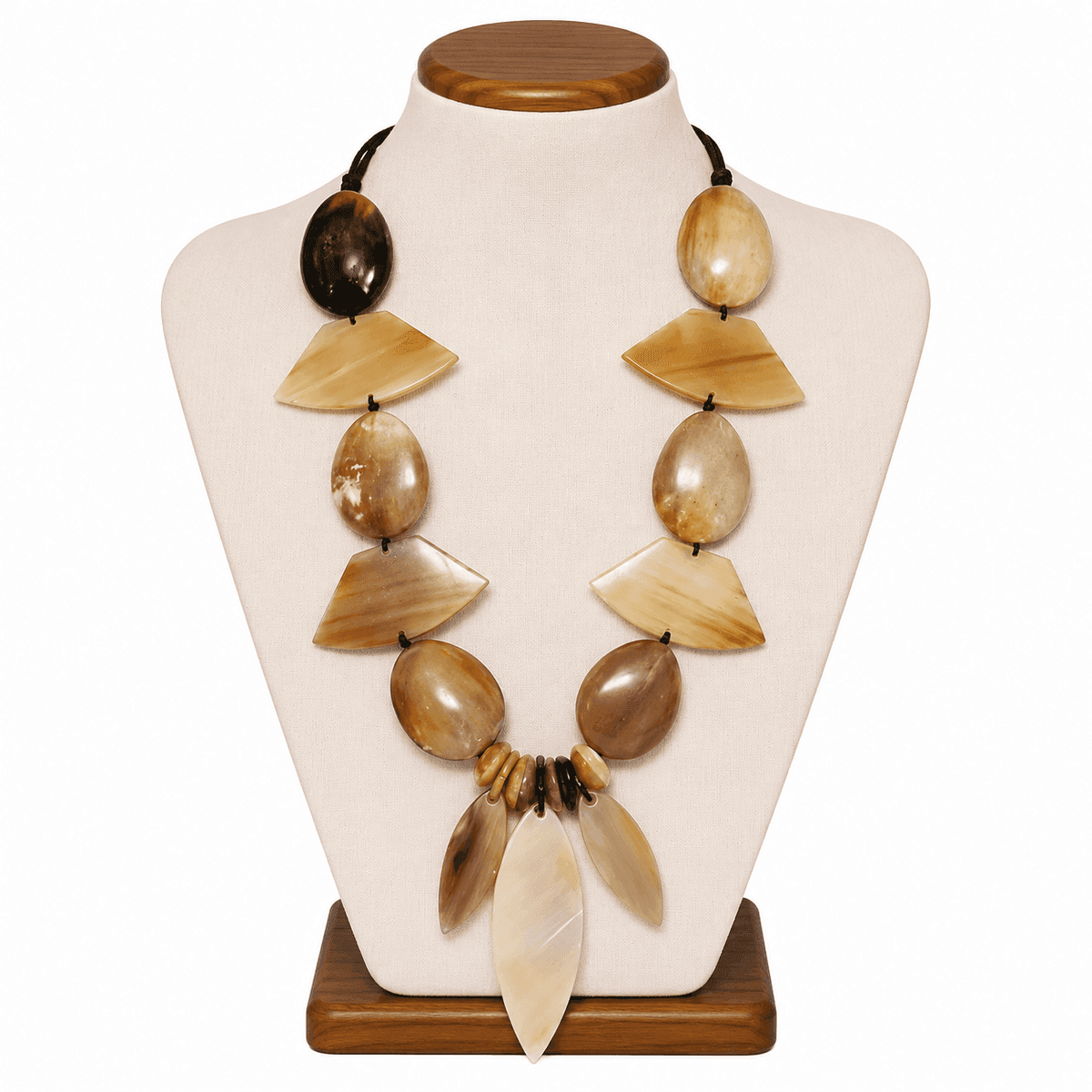 Savanna Harmony Horn Statement Necklace