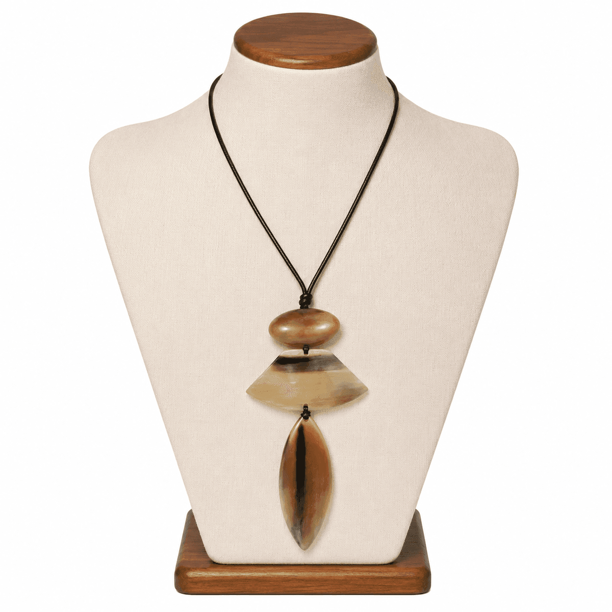 Terra Arc Horn Pendant Necklace