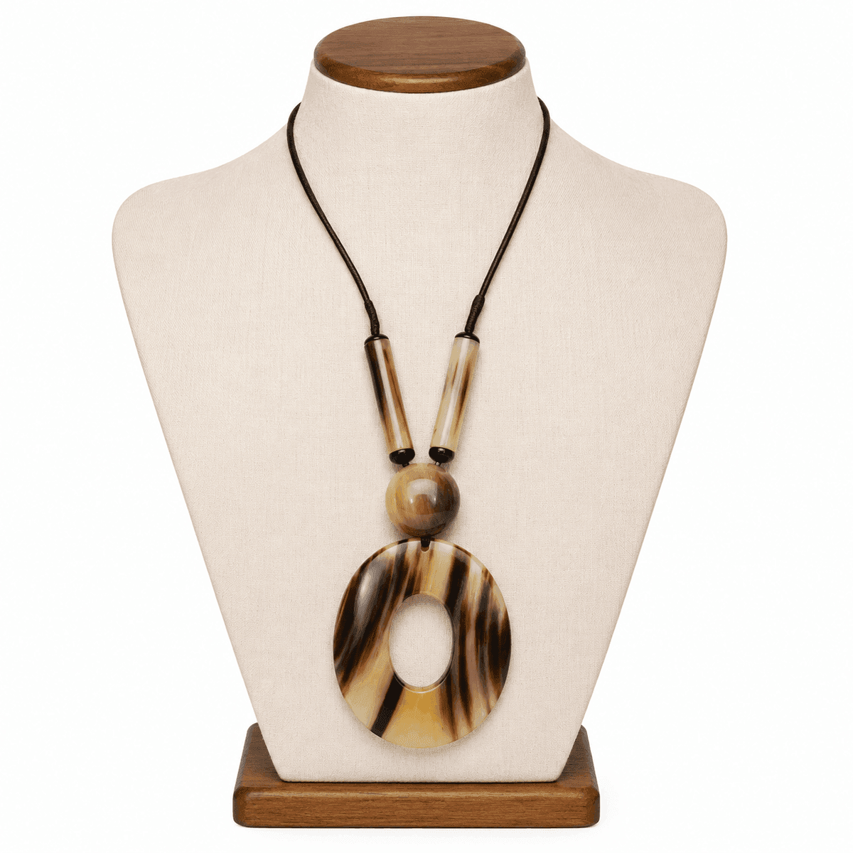 Halo Horn Statement Necklace