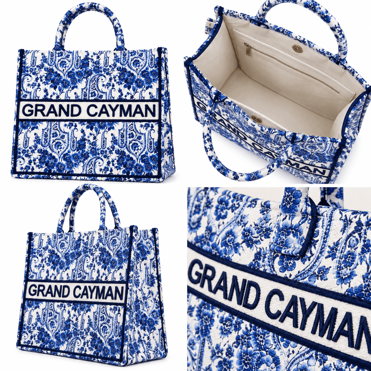 Grand Cayman Floral Tote